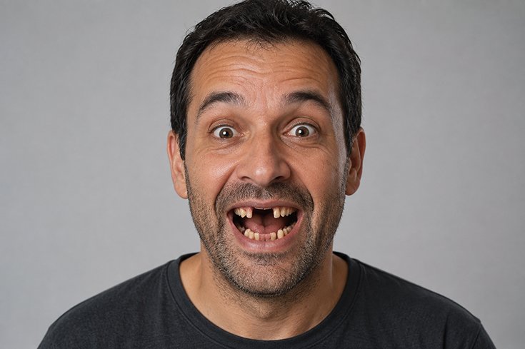 Adult teeth missing